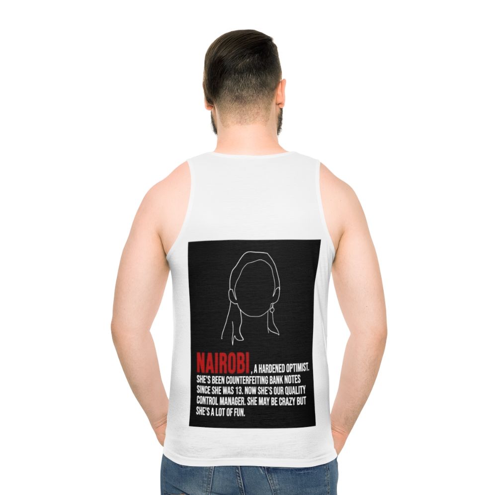 Nairobi House of Money Unisex Tank Top - men back