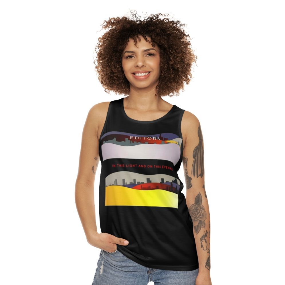 Indie Rock Band Logo Unisex Tank Top - women