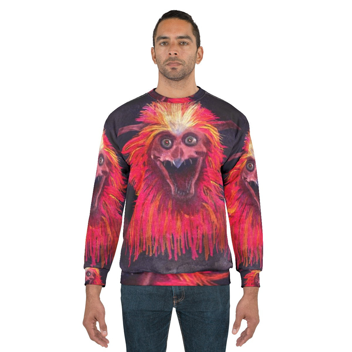 Firey Sweatshirt - Fantasy Creature Clothing - men