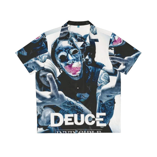 Deuce Hawaiian Shirt with Tropical Floral Pattern