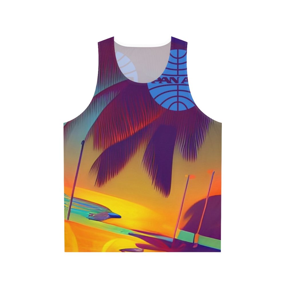 Retro Pan Am Unisex Tank Top