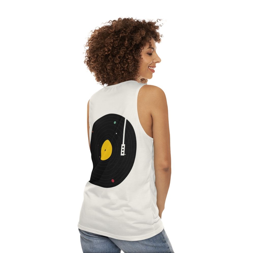 Cosmic Music Unisex Tank Top - women back