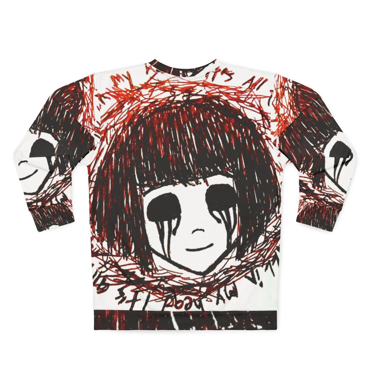 Fran Bow "It's All In My Head" Creepy Cute Sweatshirt - Back