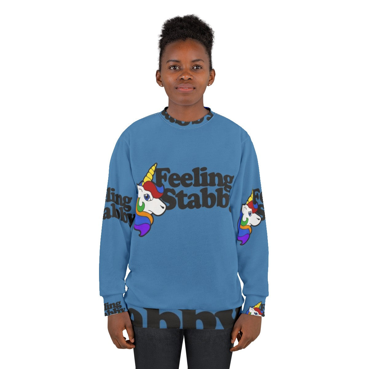 Feeling Stabby Unicorn Sweatshirt - women