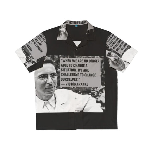 Viktor Frankl "Change" Quote Artwork Hawaiian Shirt