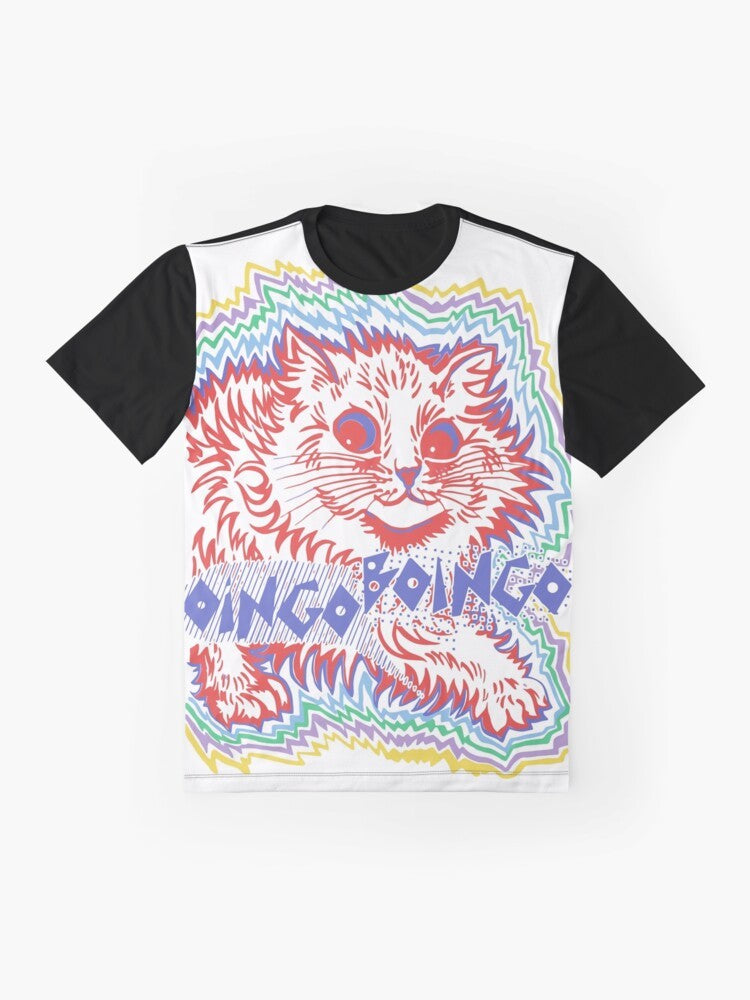 Oingo Boingo 80s new wave graphic t-shirt - Flat lay