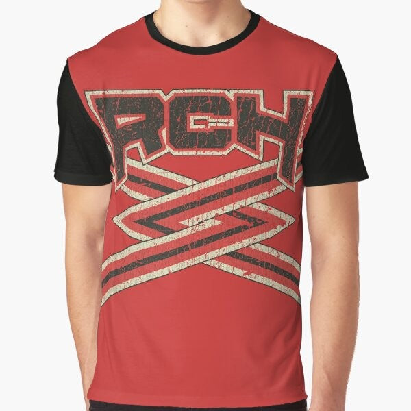 Rancho Carne High cheerleader graphic t-shirt