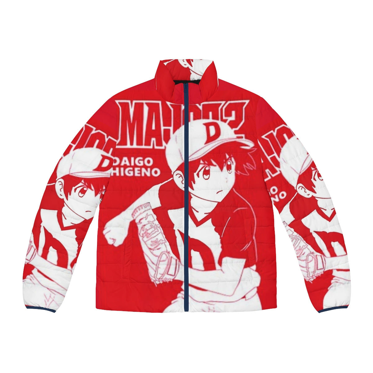 Daigo Shigeno anime and manga inspired puffer jacket