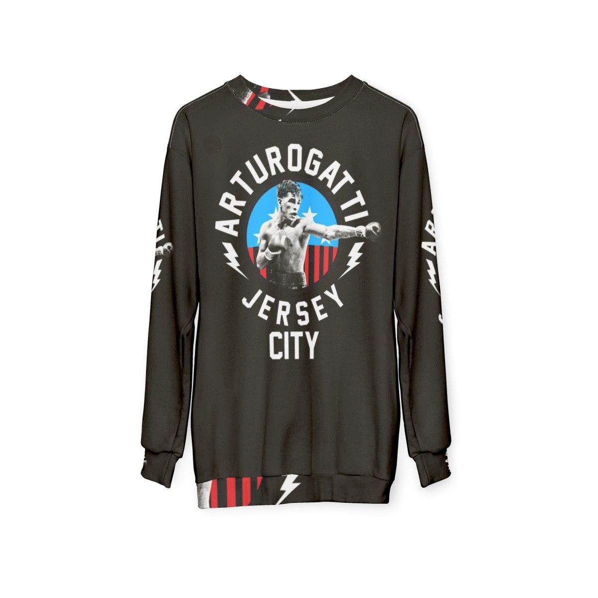 Arturo Gatti Jersey City Boxing Sweatshirt - hanging