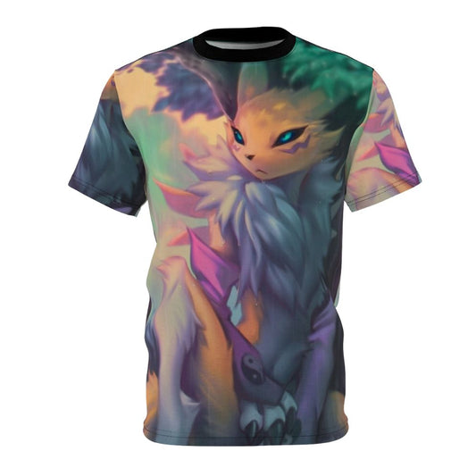 Renamon anime character design printed on a high-quality t-shirt