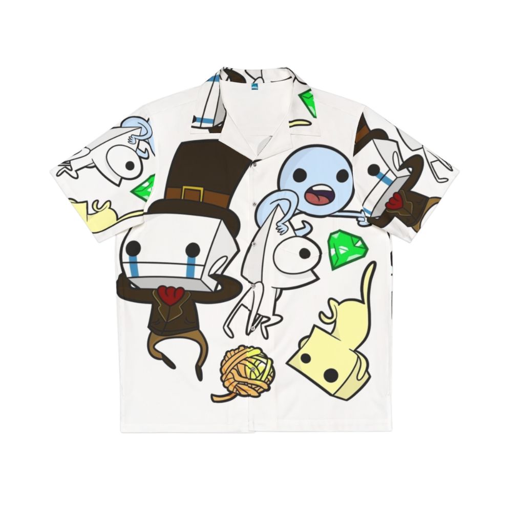 Battleblock Theater Hawaiian Shirt - Cartoon Kids Clothing