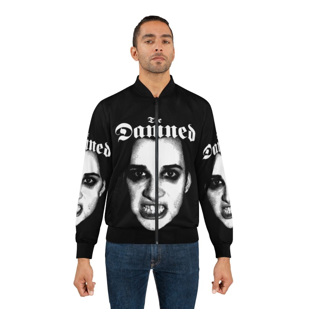 The Damned Bomber Jacket - A Stylish Blend of Punk and Gothic Fashion - Lifestyle