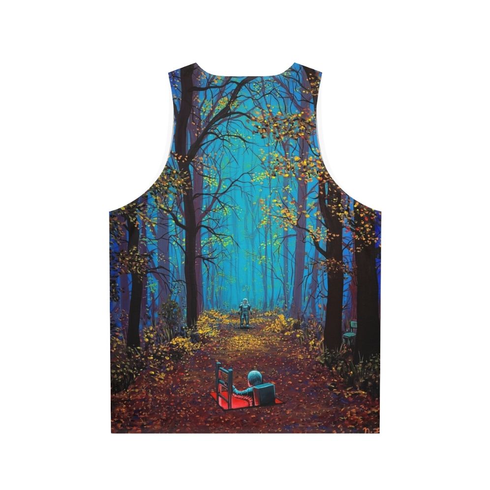 Cosmic Astronaut Unisex Tank Top - Back