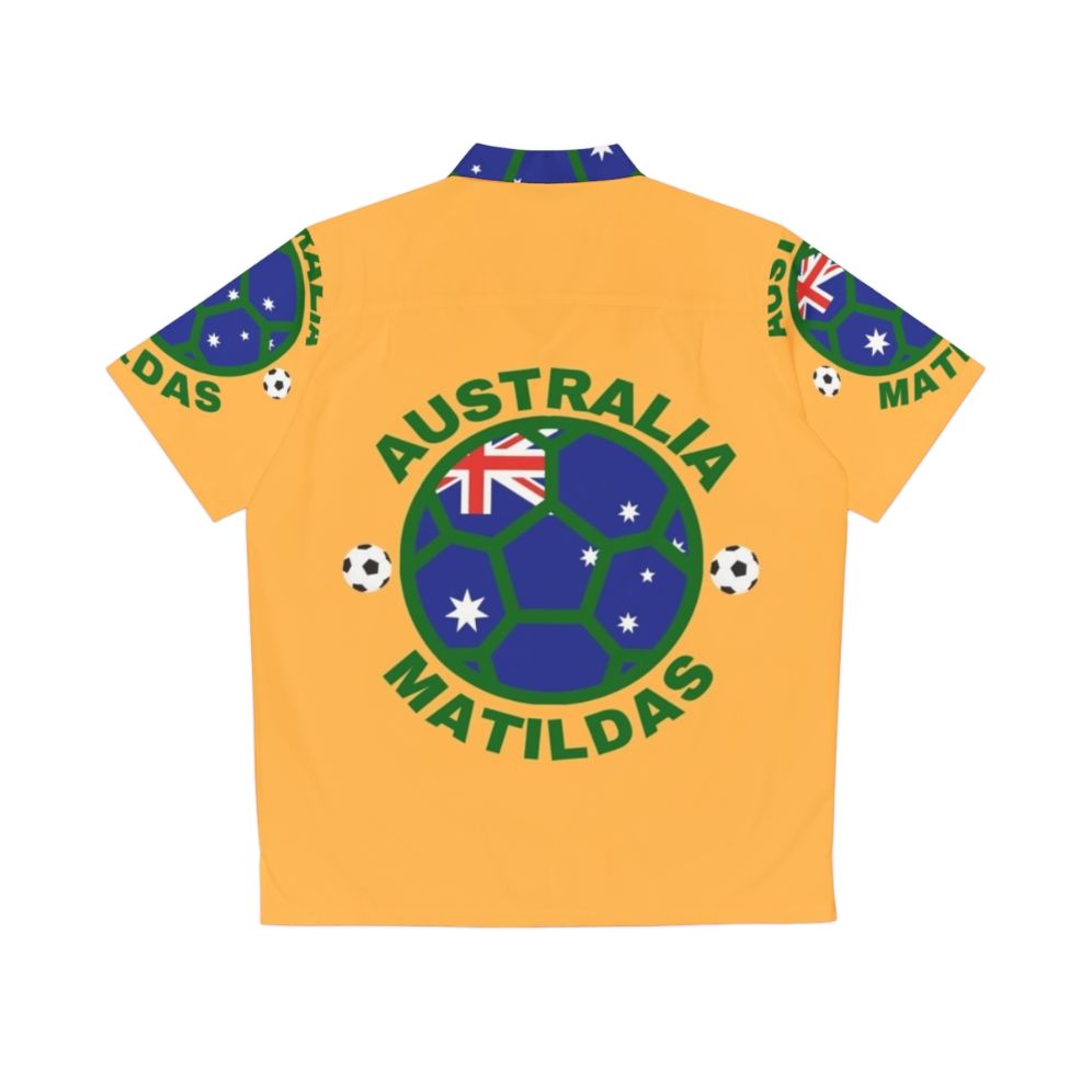 Australia Matildas Women's Soccer Team Hawaiian Style Jersey - Back