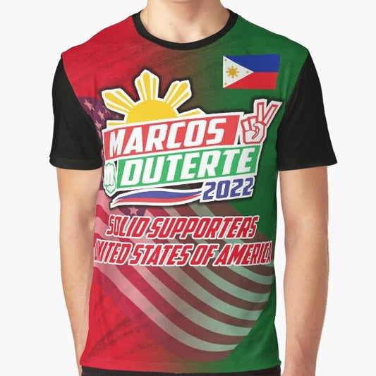 Bongbong Marcos and Sara Duterte graphical t-shirt design