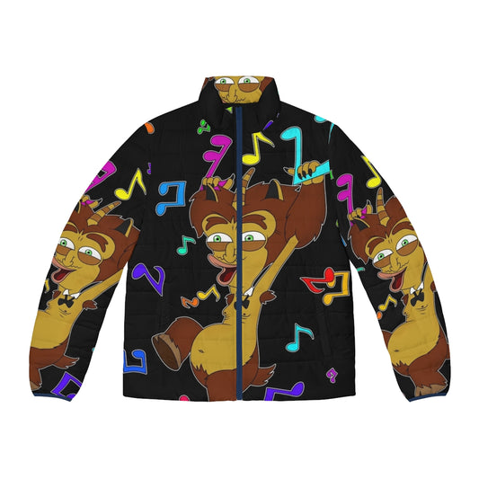 Big Mouth Maury Music Puffer Jacket 2 with Hormone Monster design