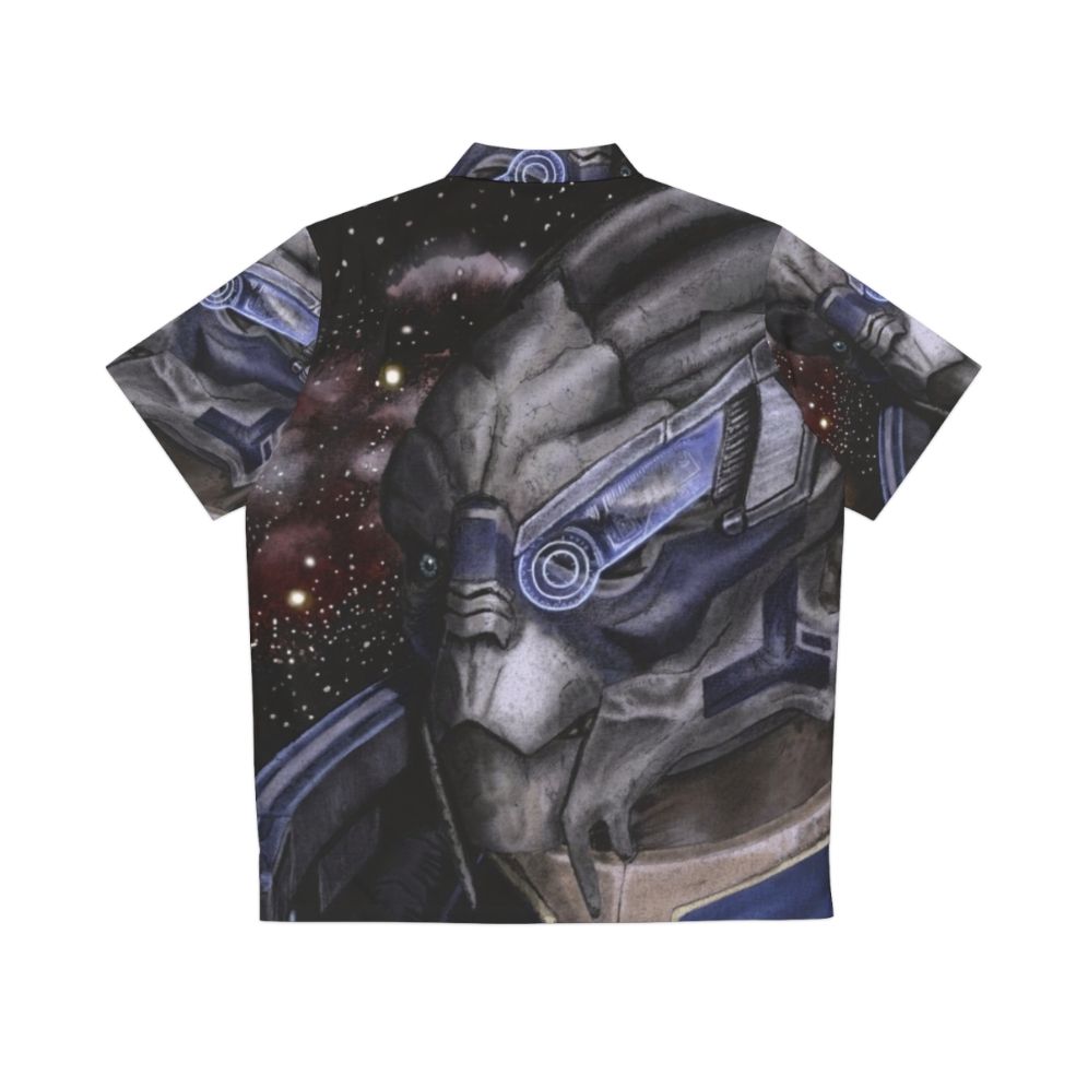 Garrus Vakarian and Thane Krios Mass Effect Hawaiian Shirt - Back