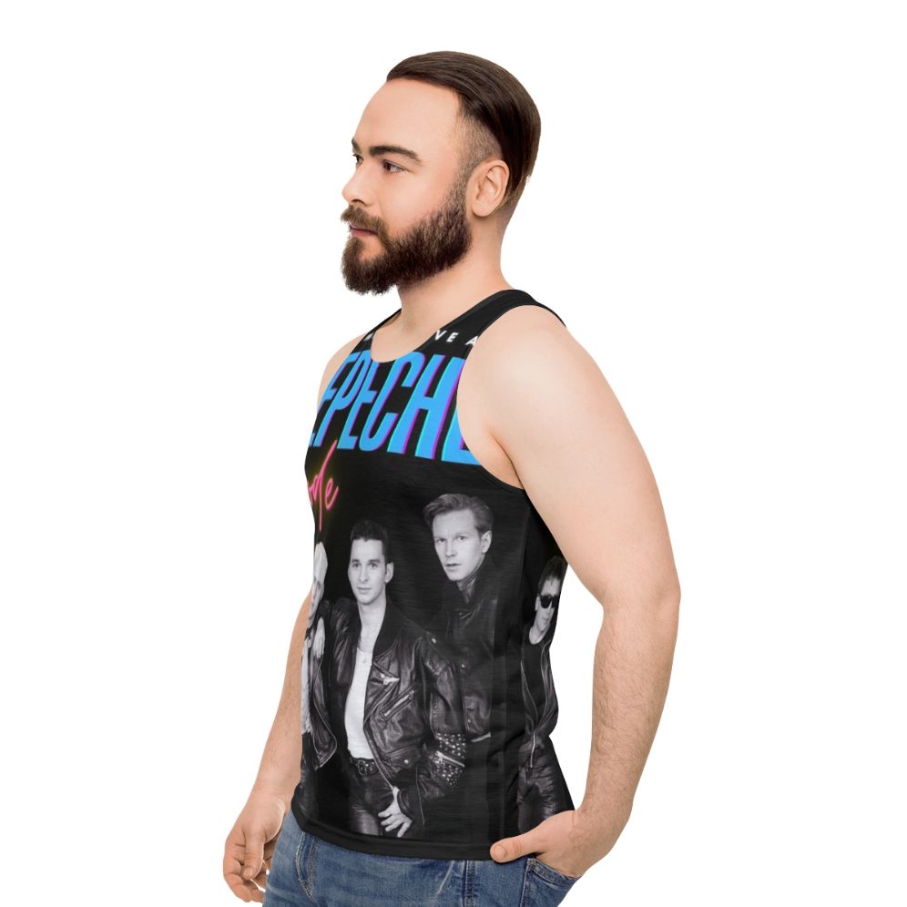 Depeche Mode Unisex Tank Top - men side