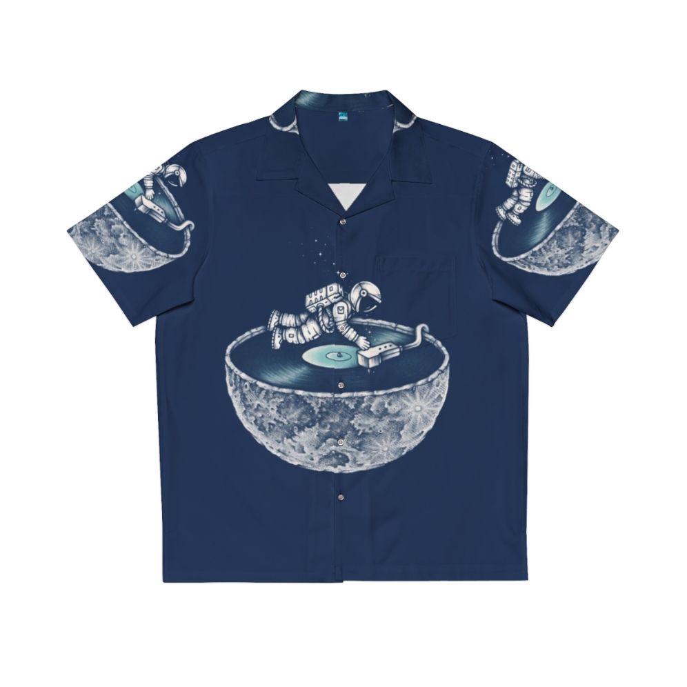 Cosmic Retro Galaxy Hawaiian Shirt with Space Tune Design