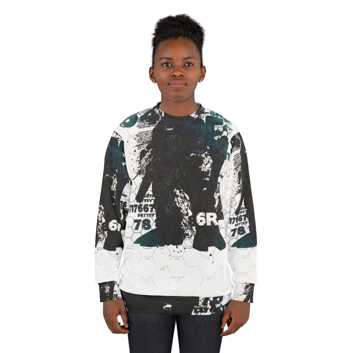 Mecha Sweatshirt featuring 84 Revisited V5 design - women