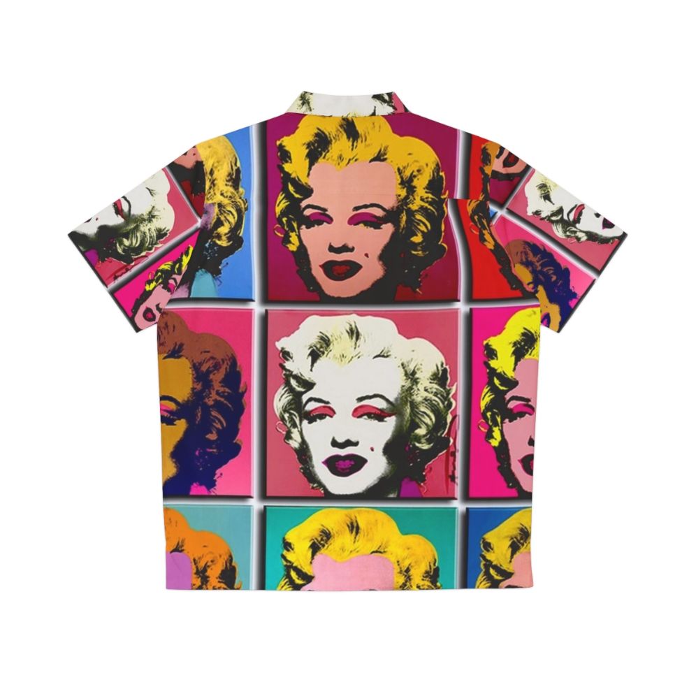 Marilyn Monroe Abstract Art Deco Pop Art Hawaiian Shirt - Back