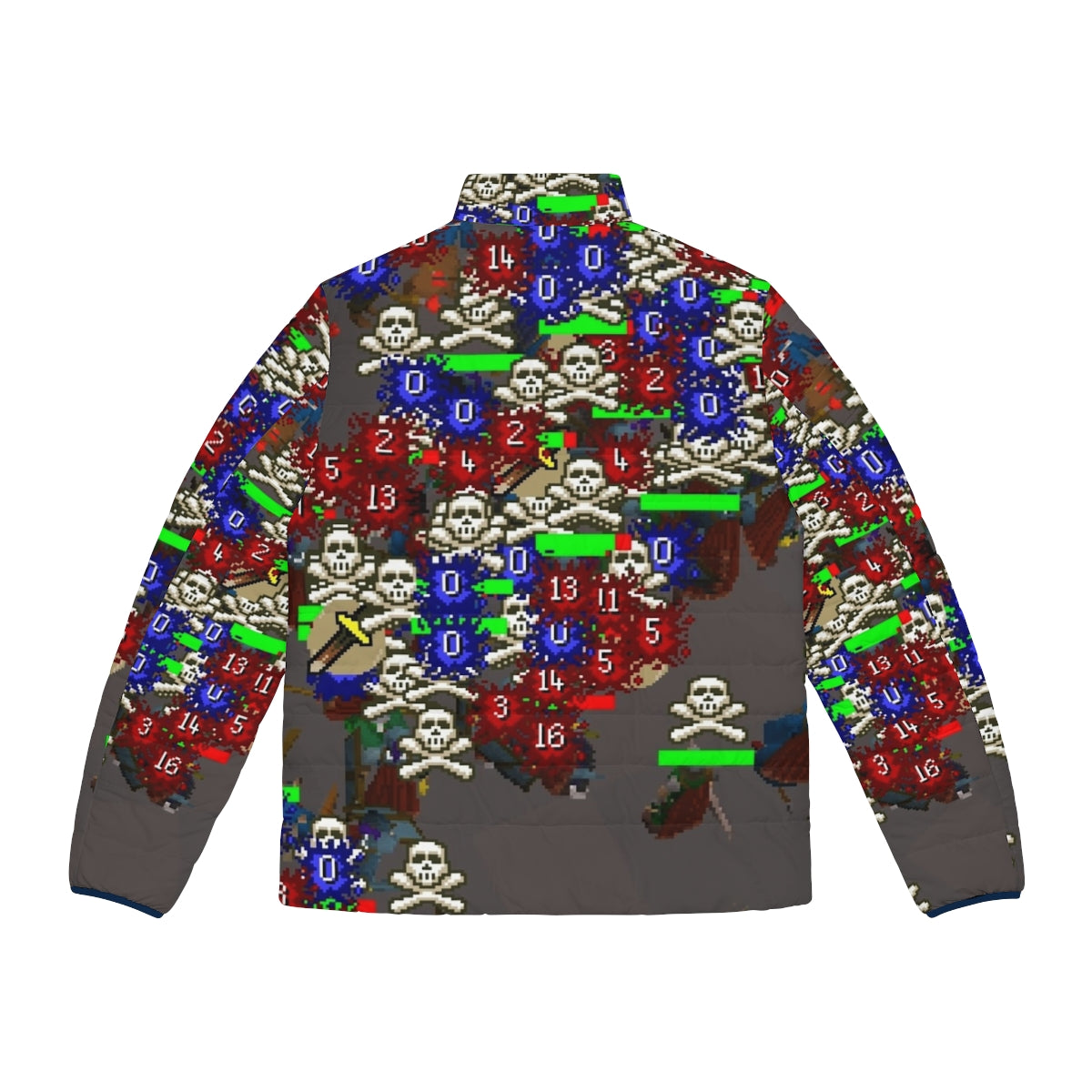 Clan Wars Puffer Jacket for Oldschool Runescape (2007) Fans - Back