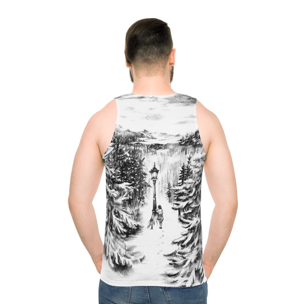 Narnia Winter Unisex Tank Top - men back