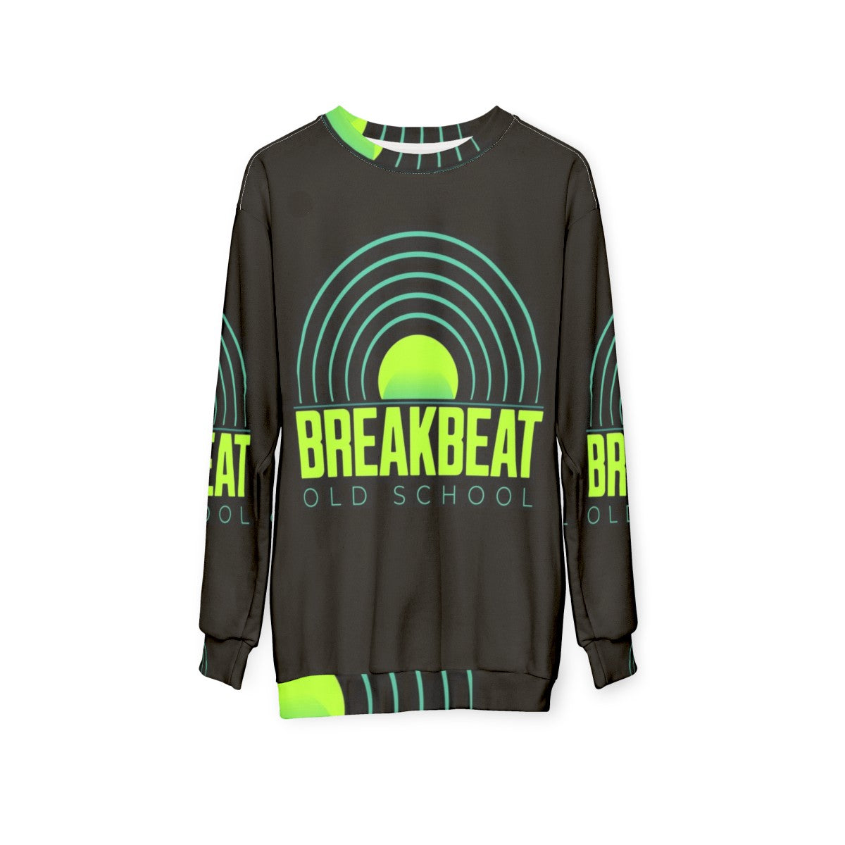 Breakbeat old school music vintage sweatshirt - hanging