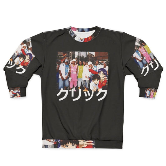 Dipset x Evangelion x Clique Graphic Sweatshirt