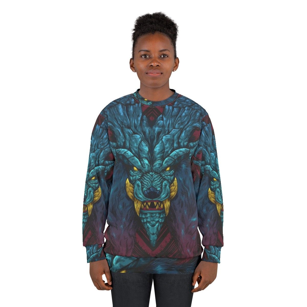 Lunastra Monster Hunter Dragon Hunting Club Sweatshirt - women