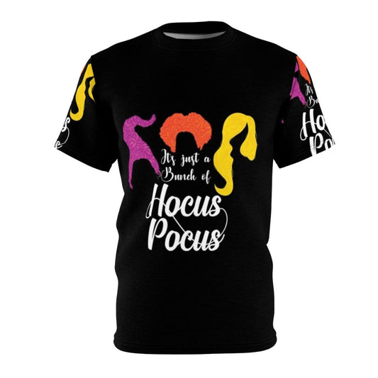 Hocus Pocus inspired t-shirt with witchy and magical design