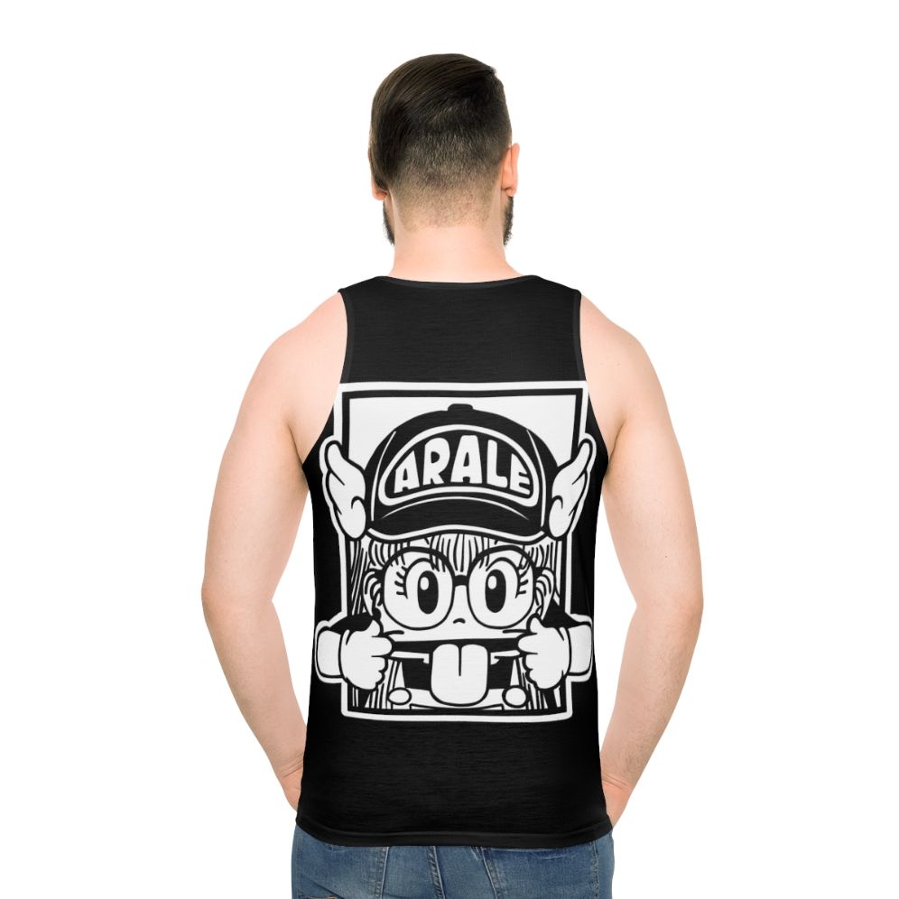 Arale anime-inspired unisex tank top - men back