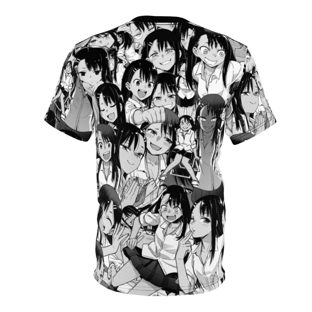 Nagatoro-inspired bully t-shirt design featuring a smug, sadistic expression - Back