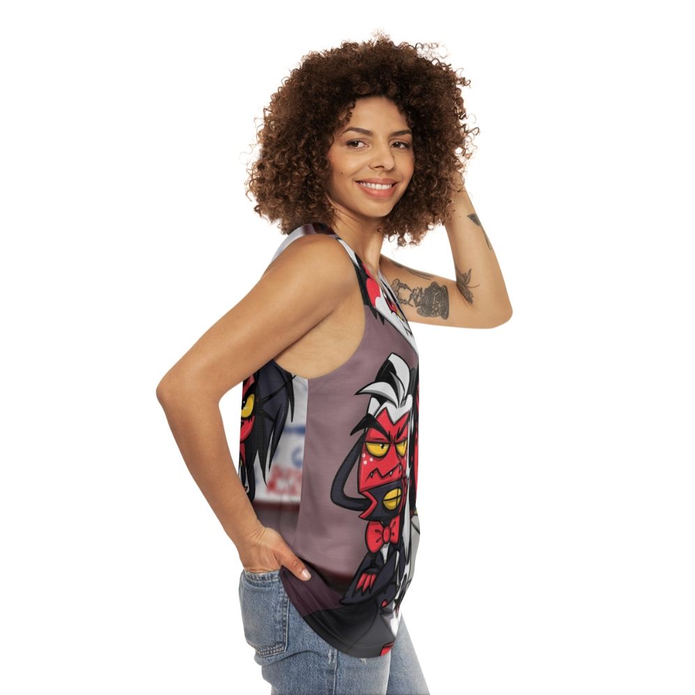 Helluva Boss Cartoon Unisex Tank Top - women side