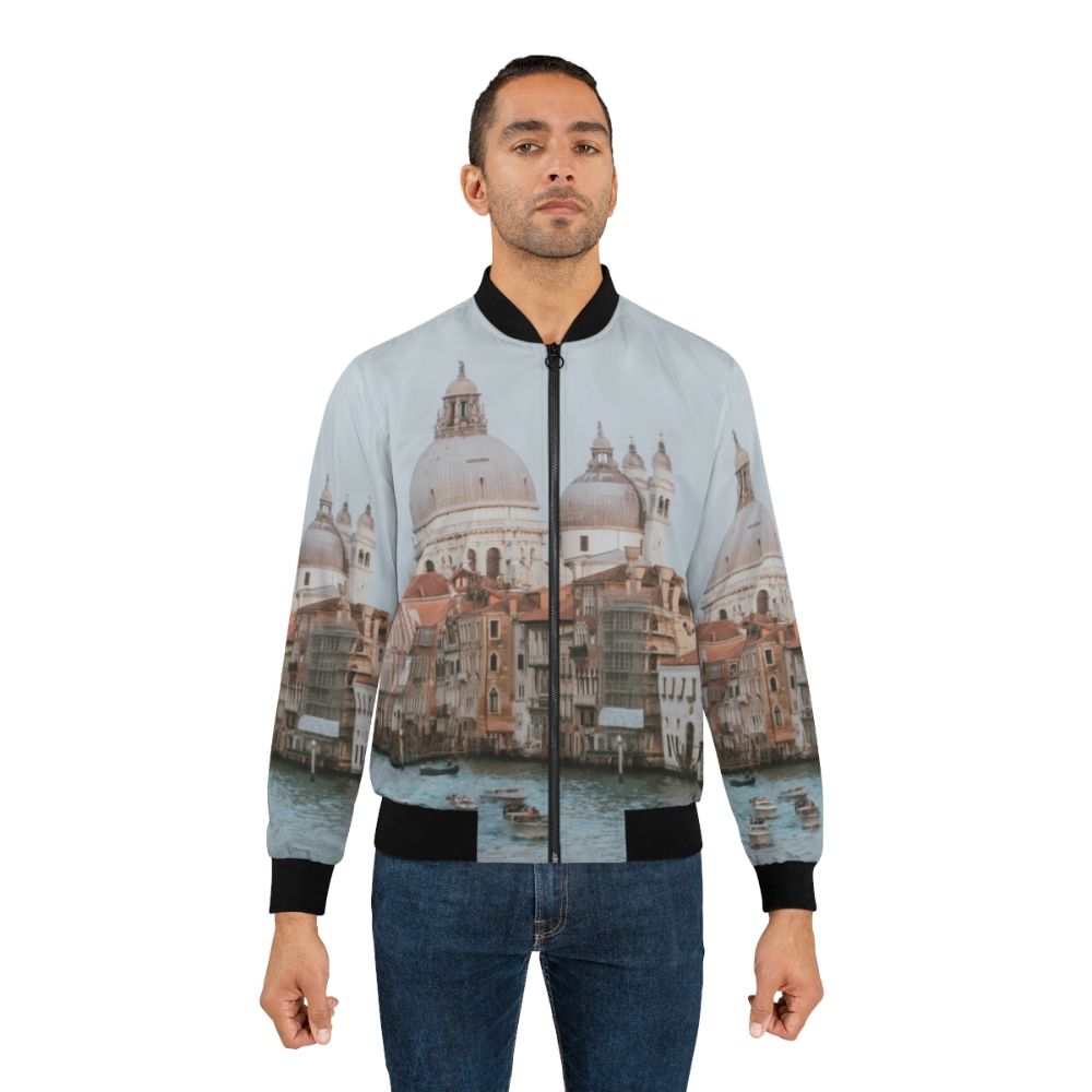 Fashionable bomber jacket with Venice, Italy design - Lifestyle