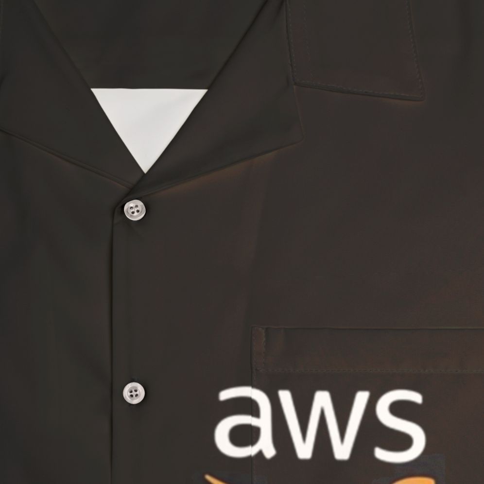 AWS Certified Developer Logo Hawaiian Shirt - Detail