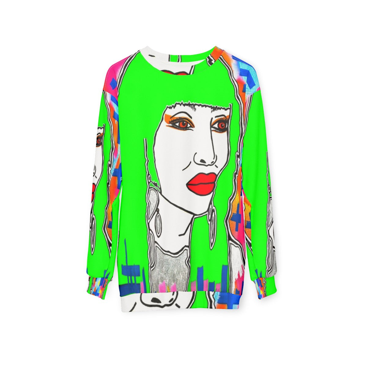 Pete Burns Dead or Alive Pop Music Graphic Sweatshirt - hanging