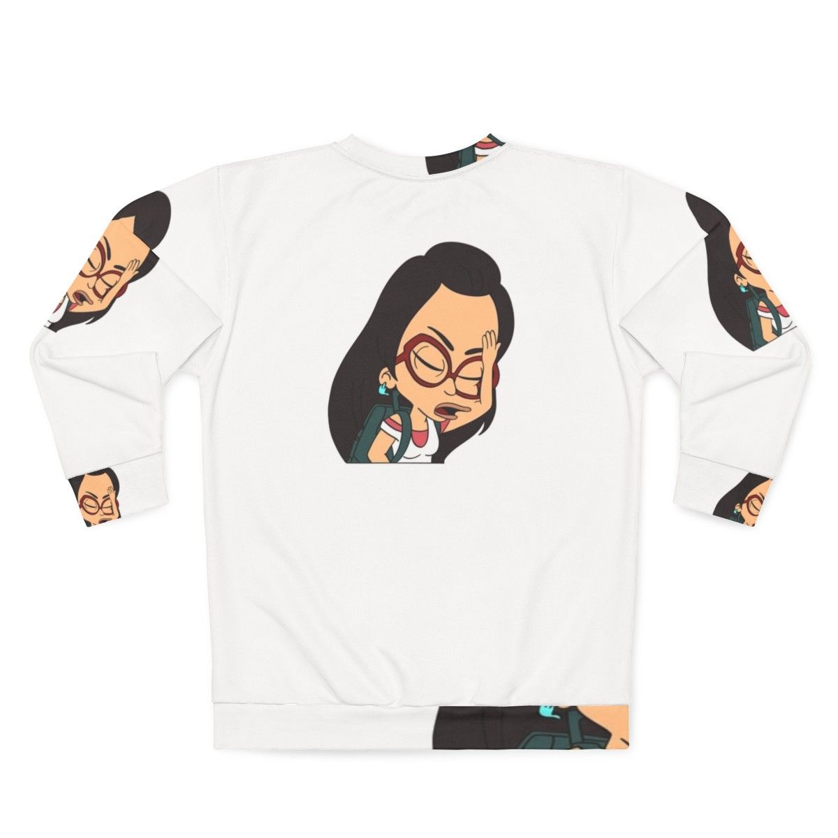 Ali Big Mouth Character Sweatshirt - Back