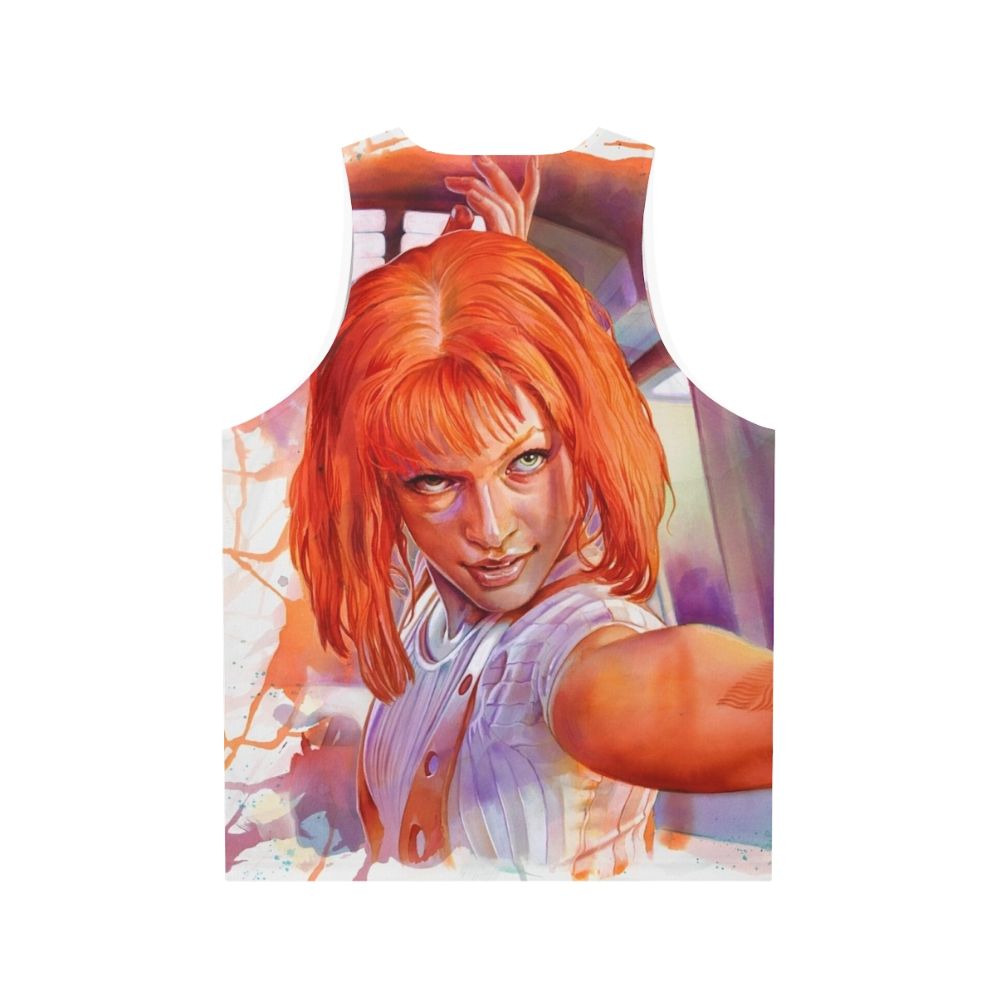 Leeloo The Fifth Element Unisex Tank Top - Back