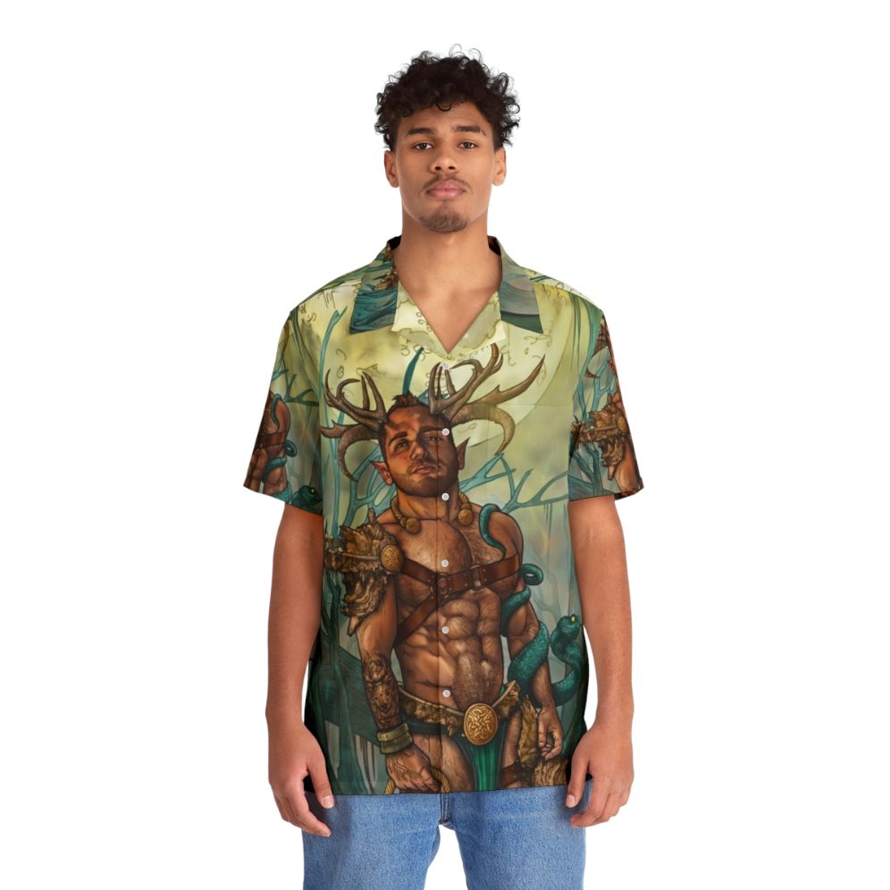 Cernunnos Gay Satyr Hawaiian Shirt - People Front