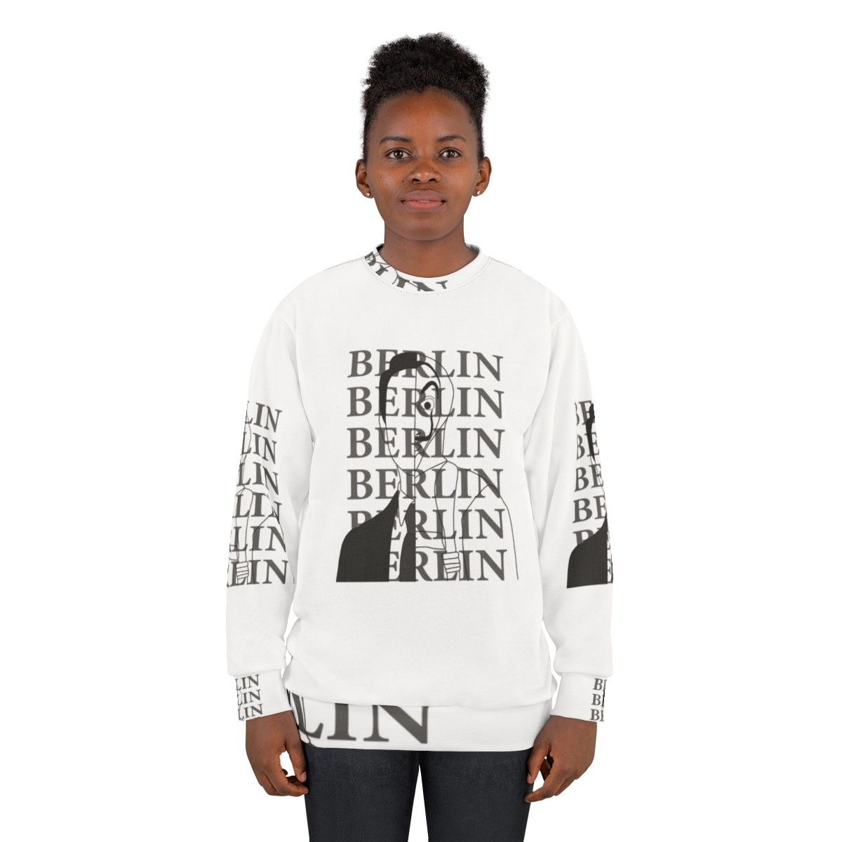 Money Heist Berlin Typography Sweatshirt - women