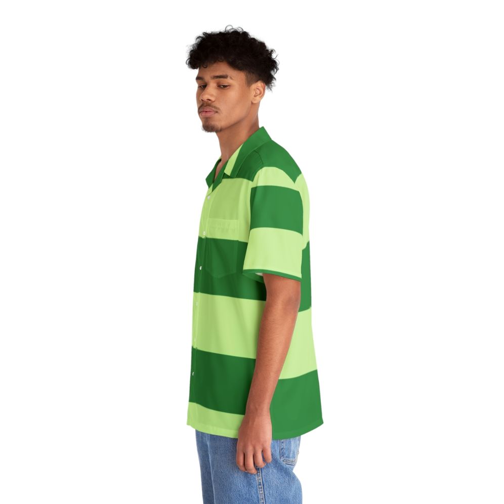 Blue's Clues Inspired Green Hawaiian Shirt - People Left