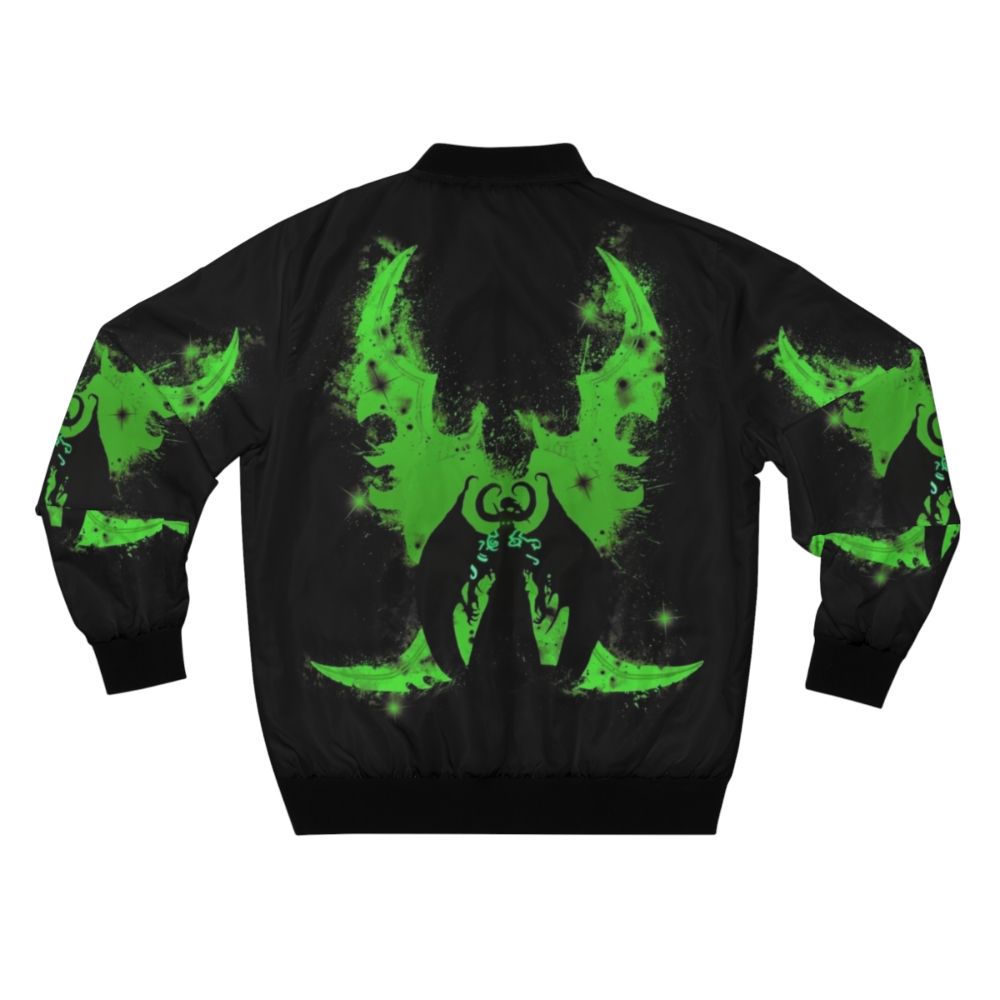 Demon Hunter Bomber Jacket - Warcraft, Blizzard, World of Warcraft Inspired Apparel - Back