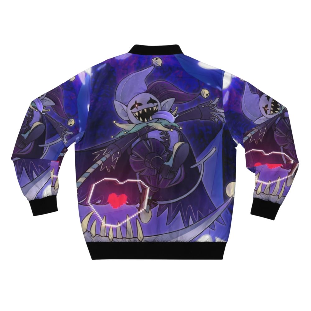 Deltarune Jevil Bomber Jacket - Video Game Inspired Outerwear - Back