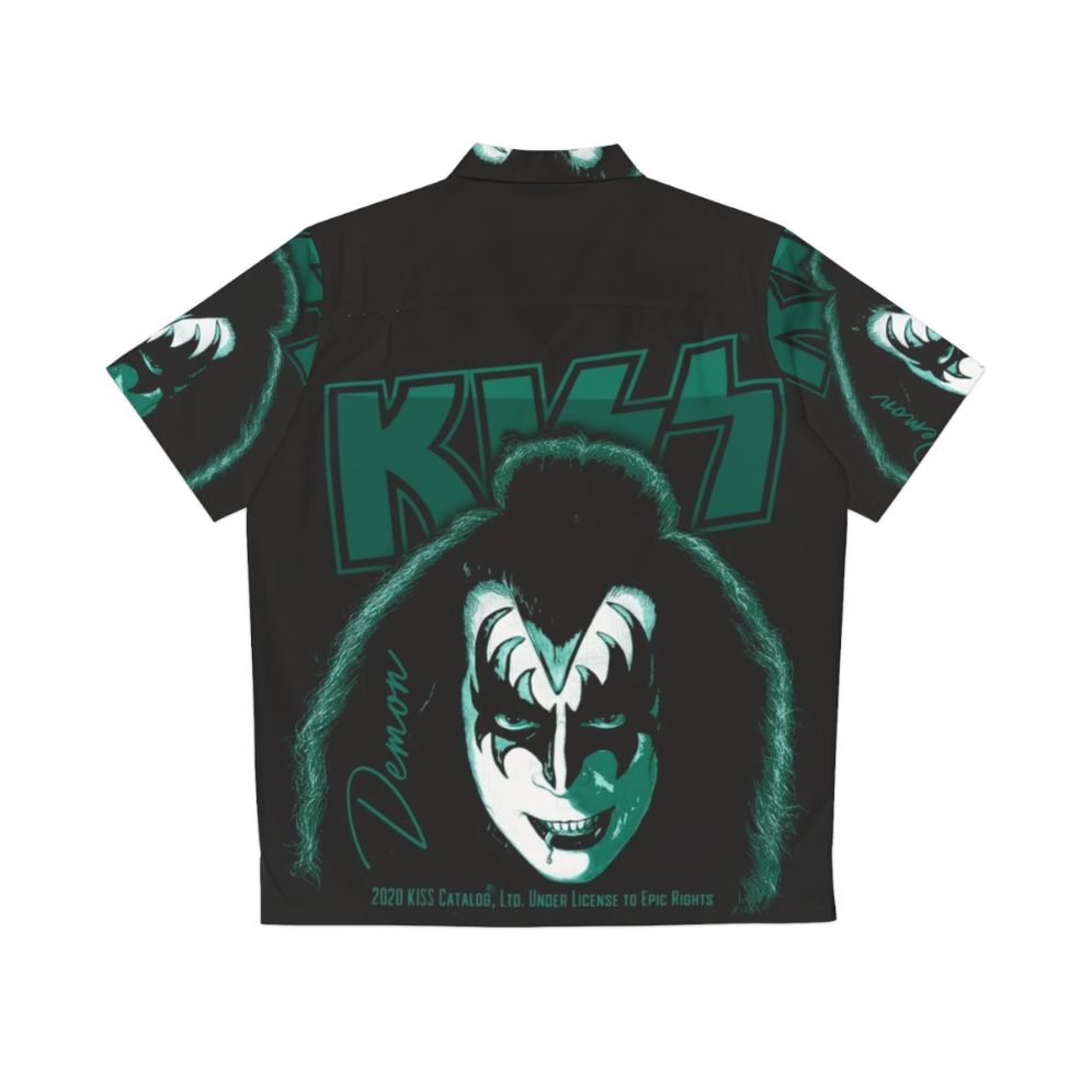 Demon Kiss Rock Band Hawaiian Shirt featuring KISS band - Back