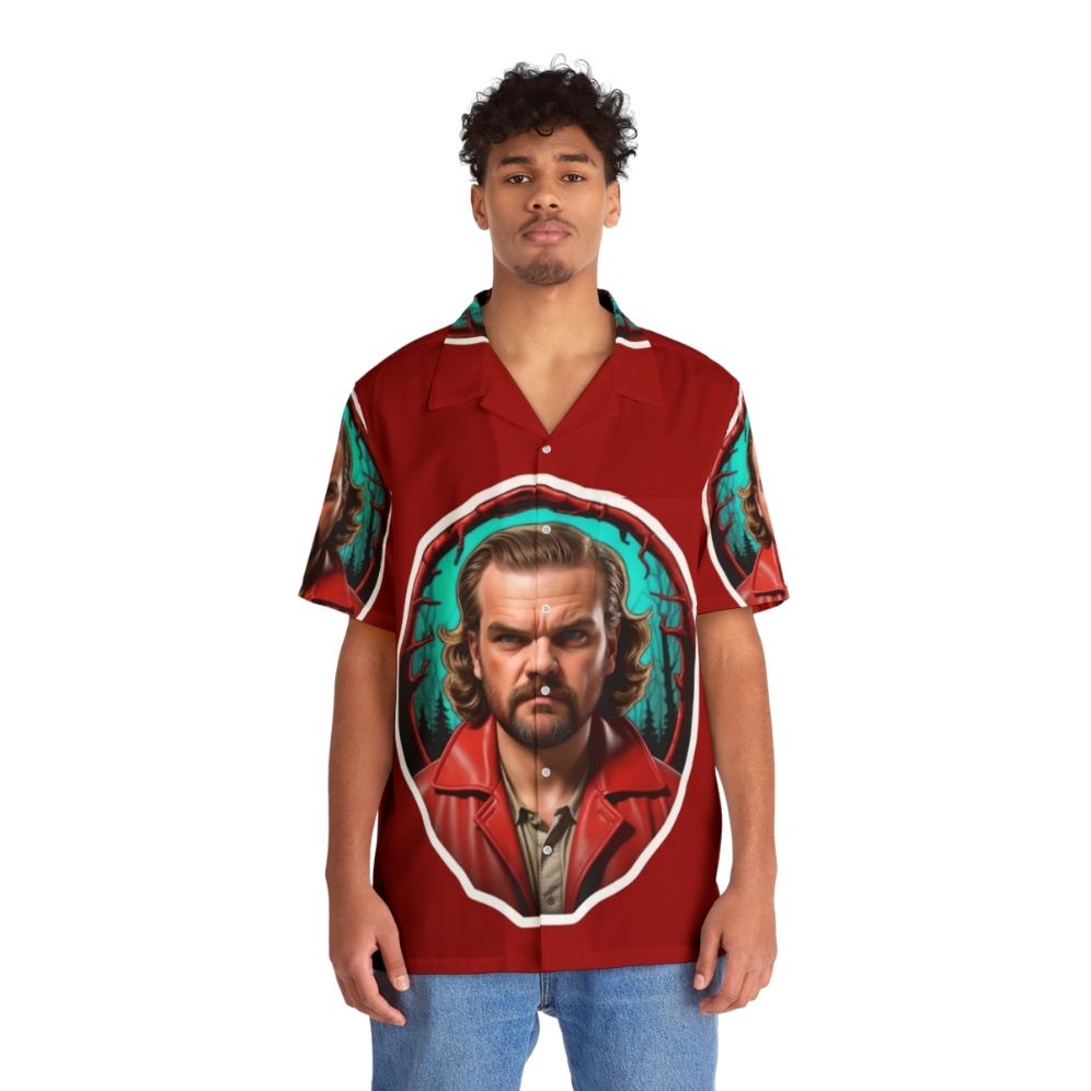 Stranger Things Jim Hopper Netflix Hawaiian Shirt - People Front