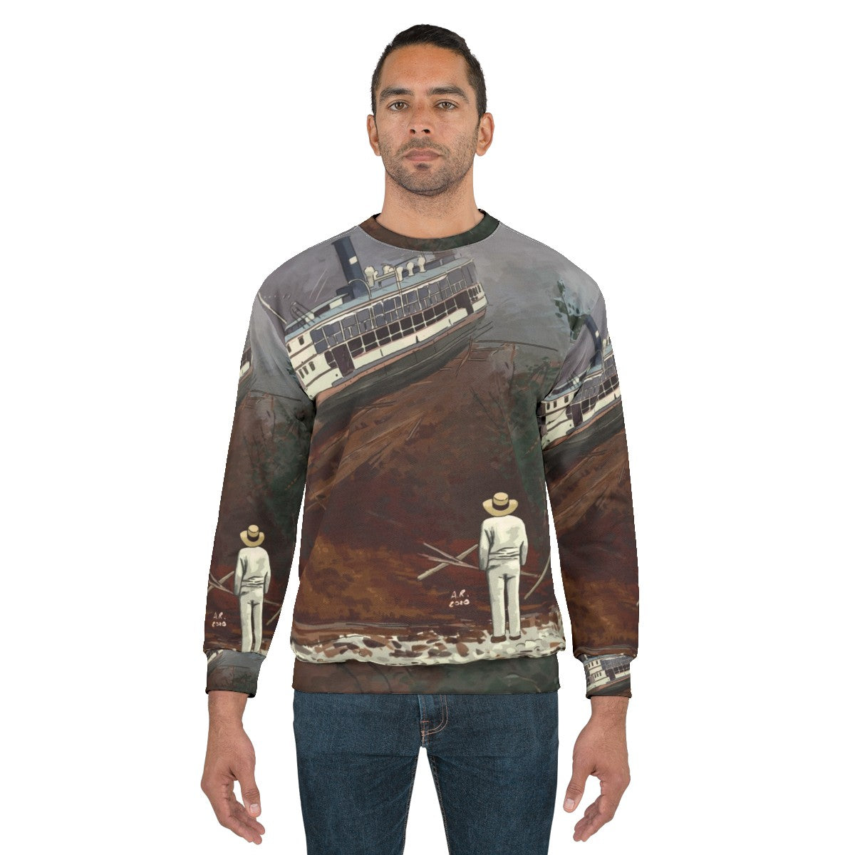 Fitzcarraldo Werner Herzog Classic Movie Illustration Sweatshirt - men