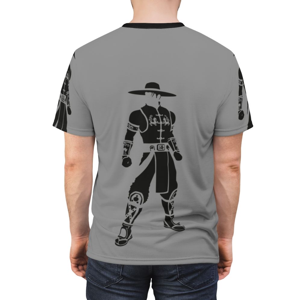 Martial arts inspired graphic design t-shirt - men back