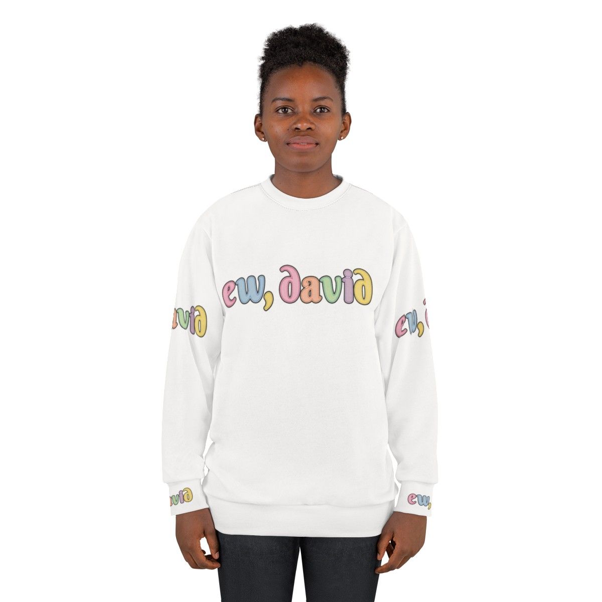 Ew David Schitt's Creek Sweatshirt with Funny Quotes - women