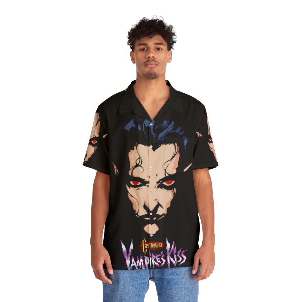 Castlevania Vampire's Kiss Hawaiian Shirt - People Front